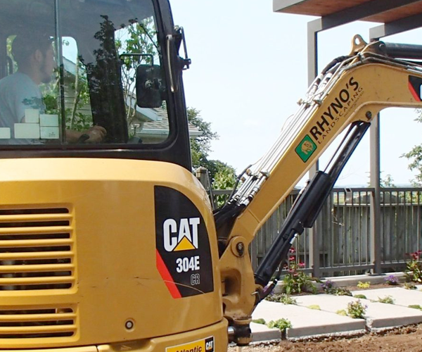 Excavation & trucking - photo of a digger