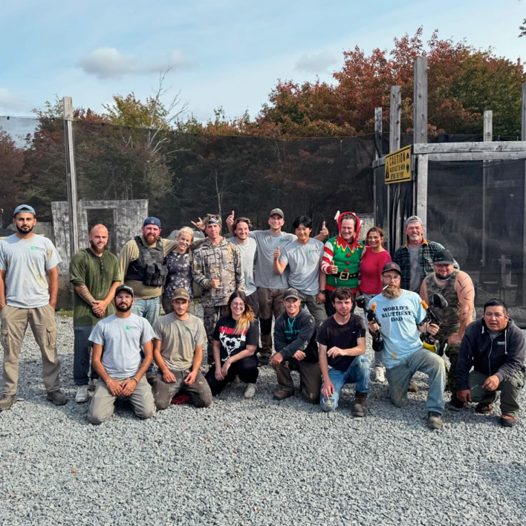 rhyno's team paintball party